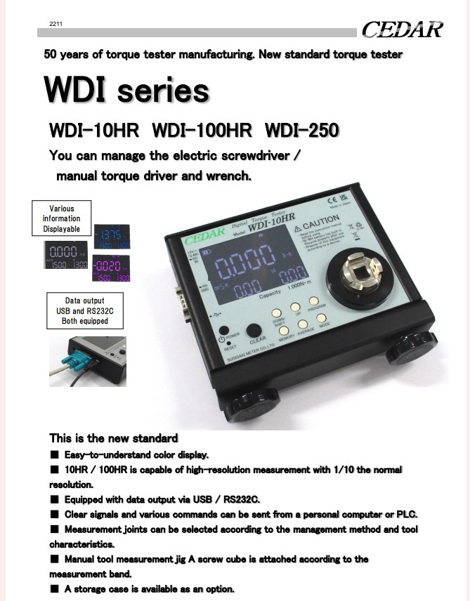 Cedar Torque Tester Wdi Series Imada Indonesia Digital Force Gauges